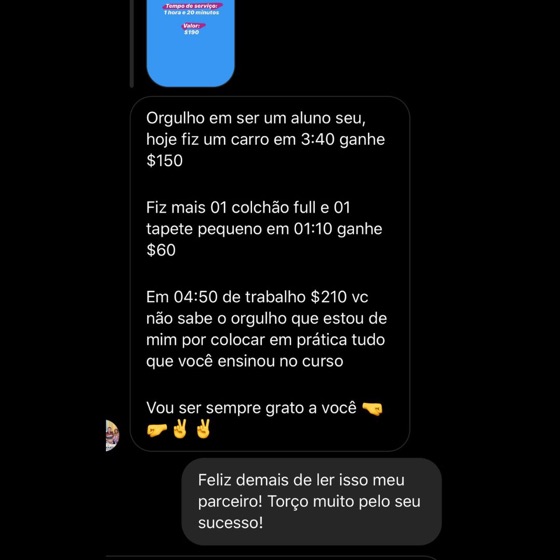 Depoimento de aluno do Método HIG Premium